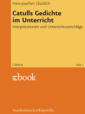 cover image of Catulls Gedichte im Unterricht